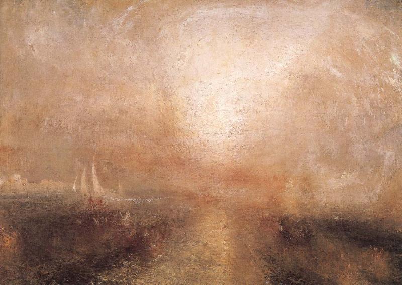 J.M.W. Turner Yacht approaching the Coast oil painting image